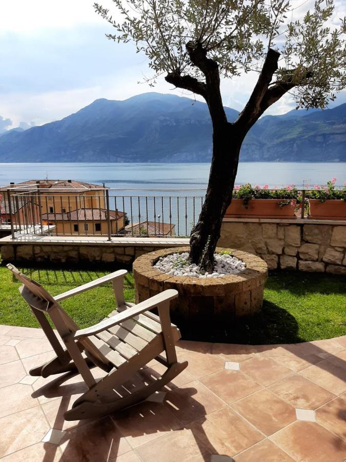 Bmp Apartment Deluxe 1 Jacuzzi Riscaldata Privata Vista Lago Di Garda Brenzone sul Garda Eksteriør billede