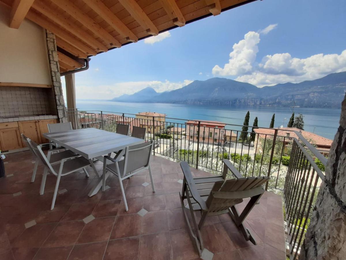 Bmp Apartment Deluxe 1 Jacuzzi Riscaldata Privata Vista Lago Di Garda Brenzone sul Garda Eksteriør billede