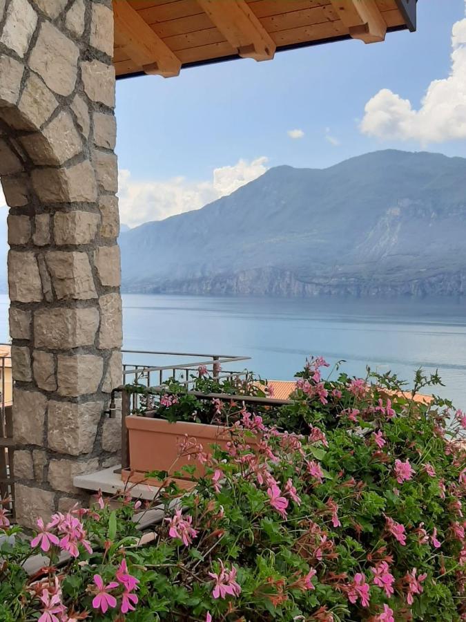 Bmp Apartment Deluxe 1 Jacuzzi Riscaldata Privata Vista Lago Di Garda Brenzone sul Garda Eksteriør billede